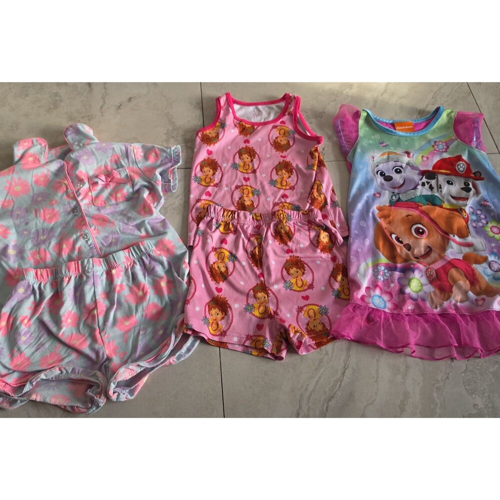 3 girls PJ's size 4